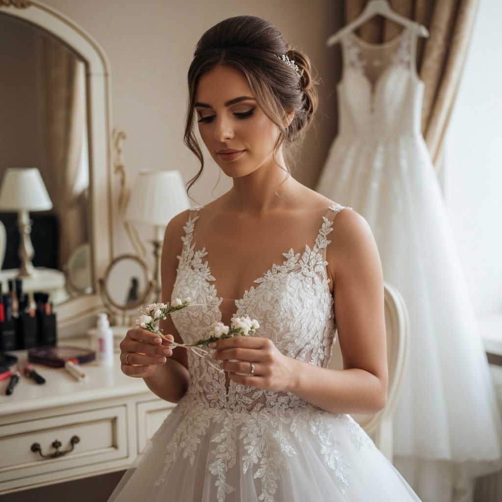 Instagram post - Bride getting ready