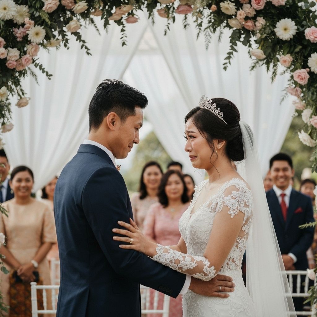 Instagram post - Wedding ceremony emotional moment