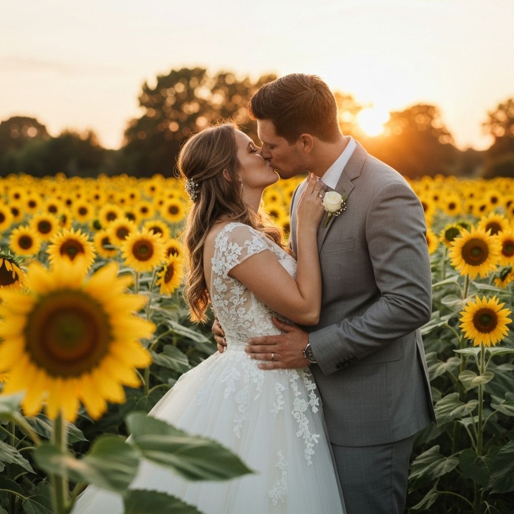 Instagram post - Wedding couple romantic moment
